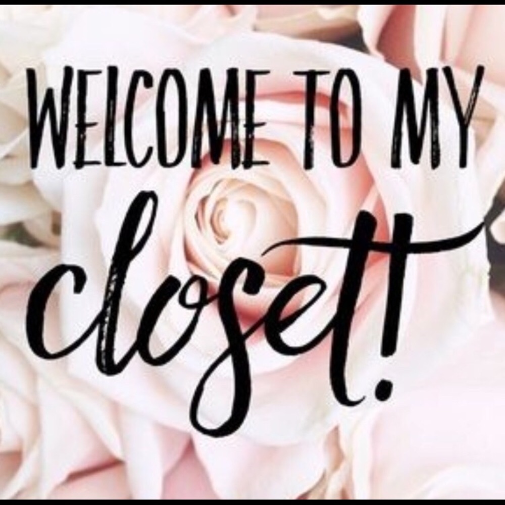 Welcome to my closet!